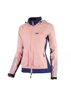 ROGELLI RUN DESIRE 840.865 - könnyű női futó széldzseki, rózsaszín-korall