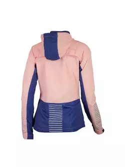 ROGELLI RUN DESIRE 840.865 - könnyű női futó széldzseki, rózsaszín-korall