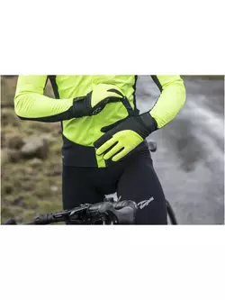 ROGELLI STORM téli kerékpáros kesztyű, softshell, black