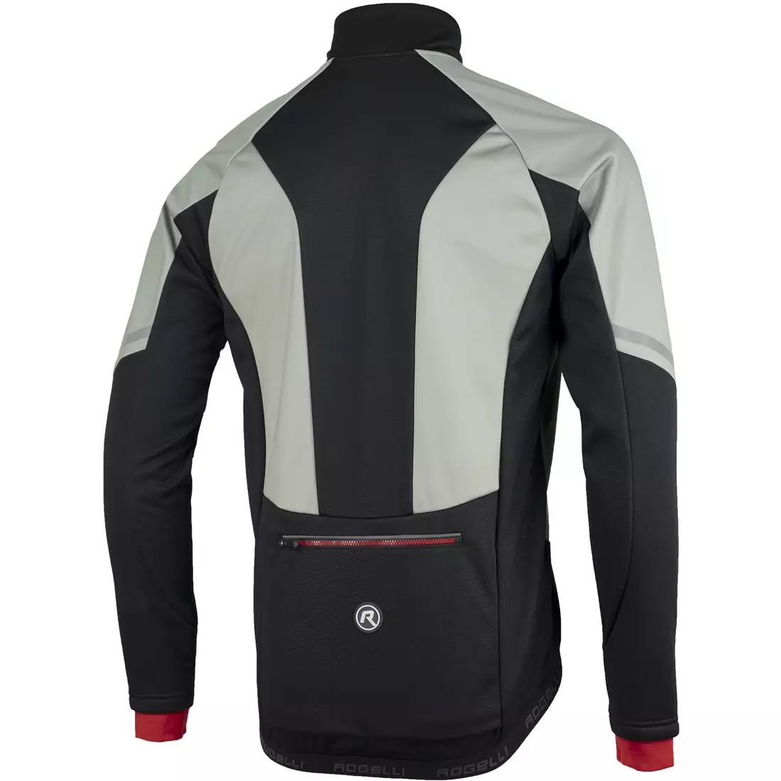 ROGELLI UBALDO 3.0 téli kerékpáros kabát, fekete-szürke