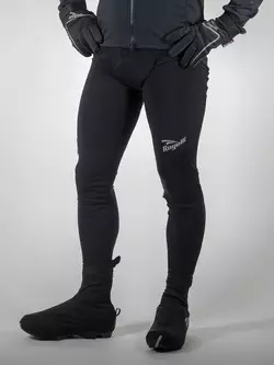 ROGELLI férfi szigetelt kerékpáros nadrág VENOSA 3.0 tükröződéssel, fekete