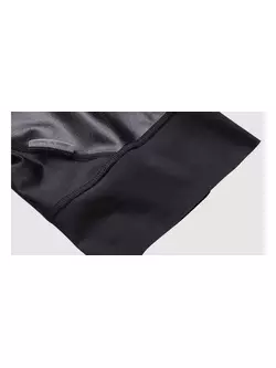 SANTIC T-Légző kantáros rövidnadrág, fekete