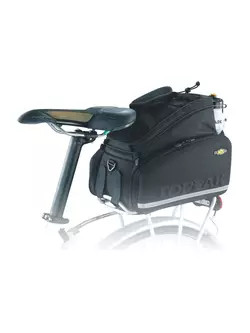 TOPEAK Kerékpártáska a csomagtartóhoz TRUNK BAG DXP STRAP (oldalsó oldalakkal - rögzítő hevederek) T-TT9643B
