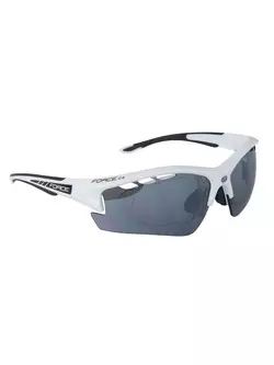 9092225 FORCE RIDE PRO szemüveg cserélhető lencsékkel + korrekciós fehér