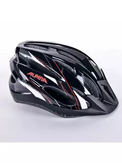 ALPINA MTB17 kerékpáros sisak fekete, fehér és piros