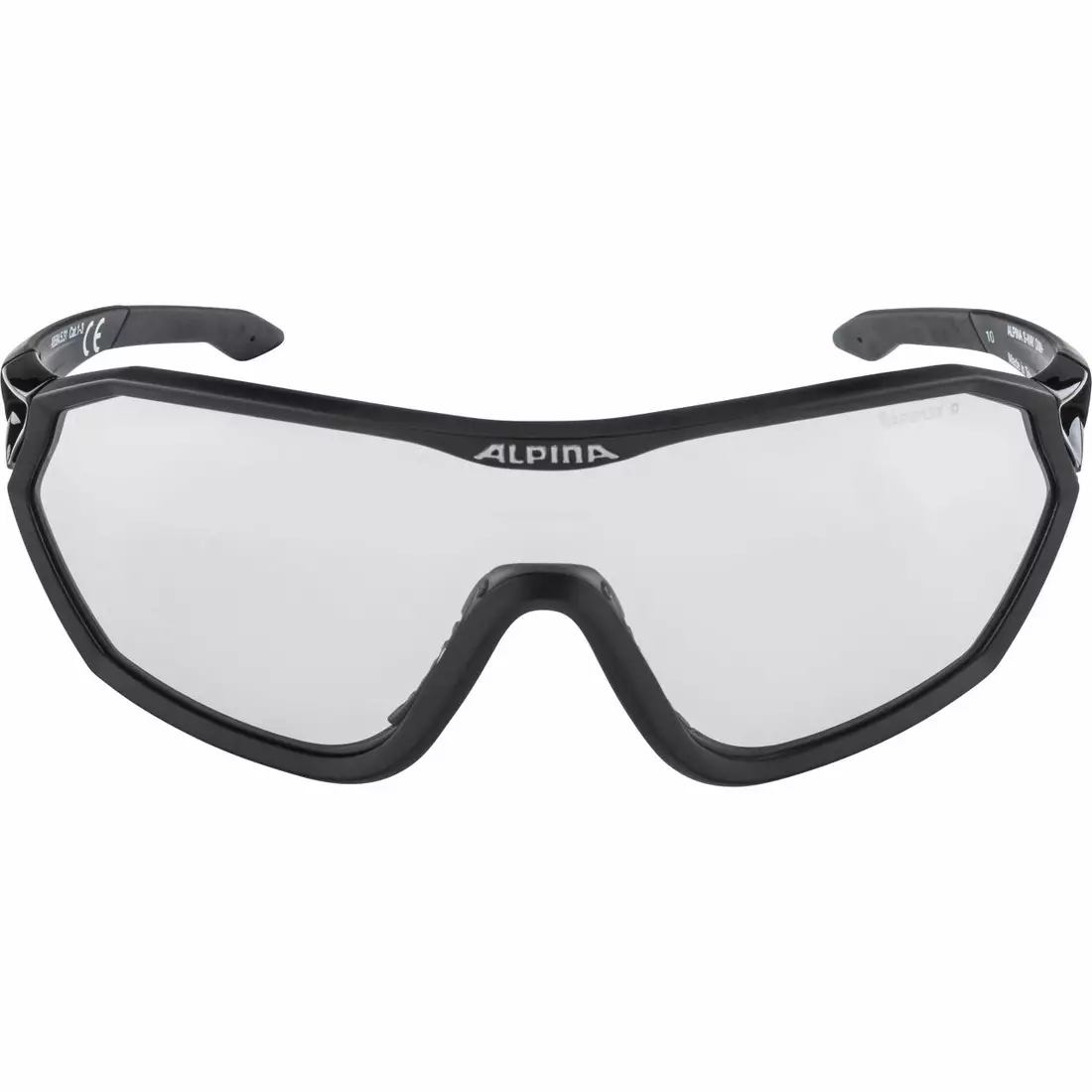 ALPINA S-WAY L VL+ kerékpáros szemüveg színes BLACK MATT üveg BLACK S1-3 FOGSTOP A8624131