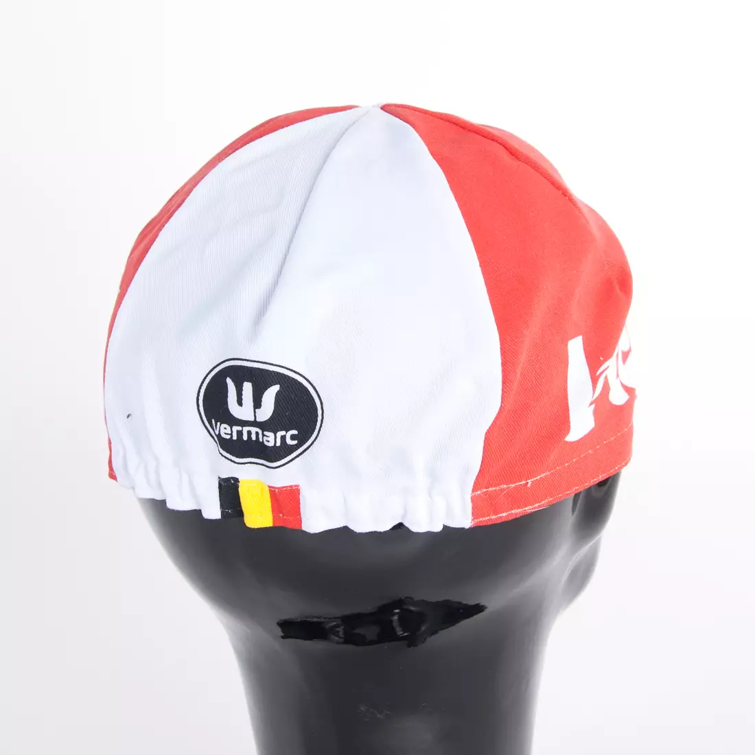 Apis Profi LOTTO SOUDAL kerékpáros sapka, piros belga zászló