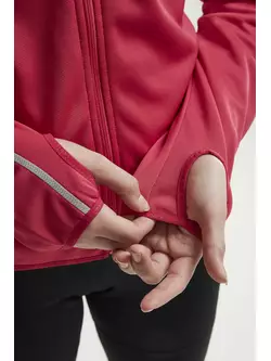 CRAFT EAZE női meleg sportpulóver kapucnival, rózsaszín 1906033-735000