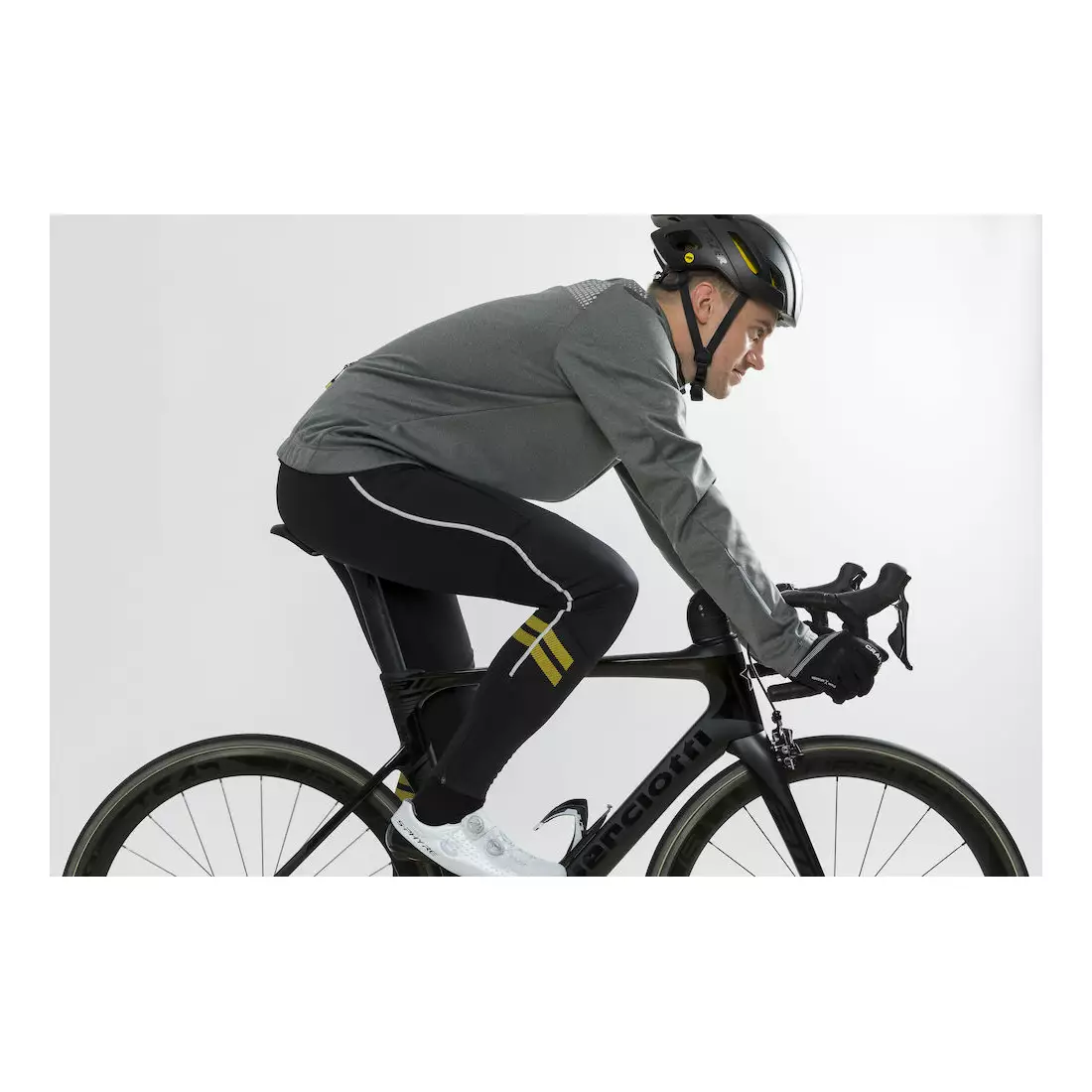 CRAFT RIME téli kerékpáros kabát, szürke 1905452-975926