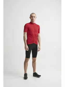 CRAFT RISE férfi kerékpáros rövidnadrág, vállpántos, fekete, 1906099-999999