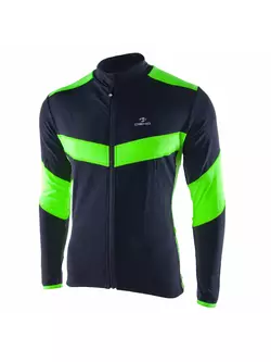 DEKO HUM D-Robax kerékpáros pulóver fekete-fluor zöld