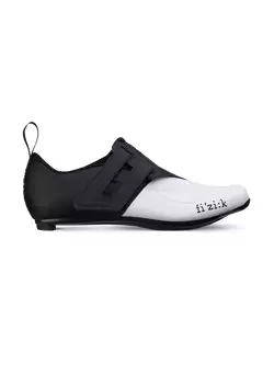 FIZIK TRANSIRO POWERSTRAP R4 triatlon kerékpáros cipő fehér fekete