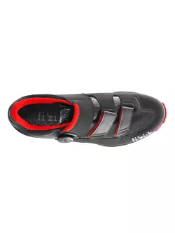 FIZIK X-ROAD M6 MTB kerékpár cipő fekete piros