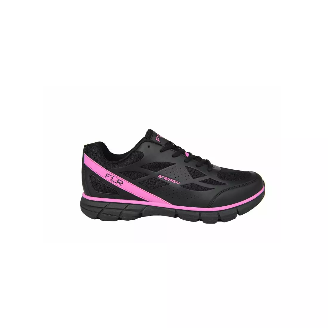 FLR ENERGY női túra kerékpáros cipő fekete rózsaszín
