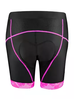 FORCE női kerékpáros nadrág betéttel ROSE - rózsaszín 900237 