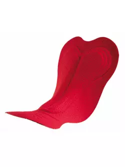 KAYMAQ PRO 30001 - férfi kantáros rövidnadrág, HP Carbon, szín: Piros