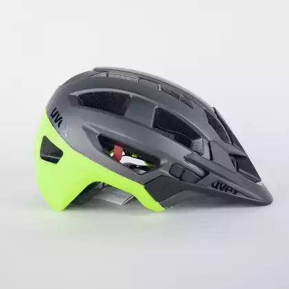 Kerékpáros sisak enduro UVEX FINALE 2.0 fekete matt fluor zöld