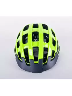 LAZER Compact DLX kerékpáros sisak LED rovar képernyő piros fluor sárga fényes