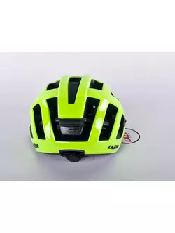 LAZER Compact kerékpáros sisak fluor sárga fényes