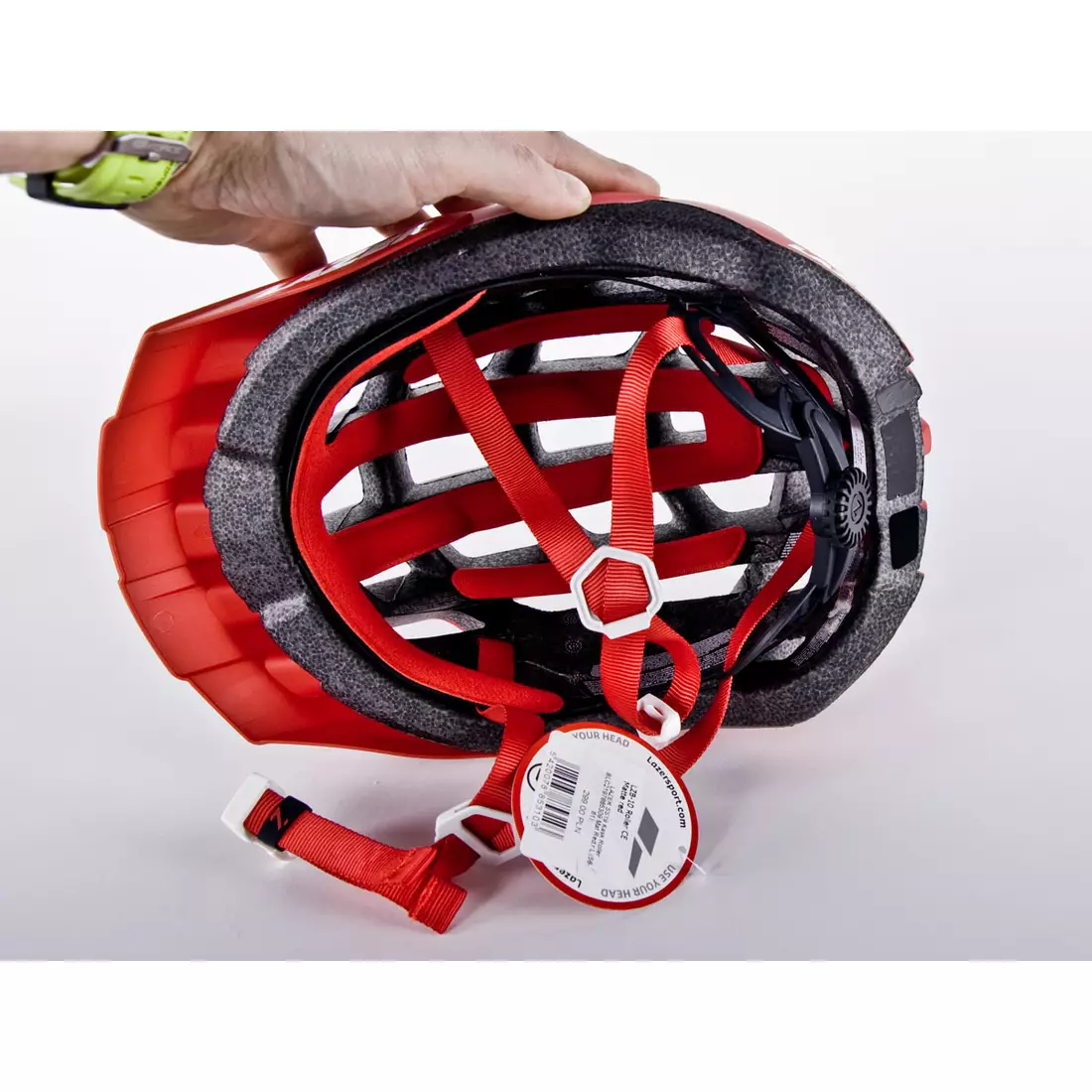 LAZER ROLLER MTB kerékpáros sisak TS+ piros matt