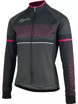 ROGELLI BELLA damska női kerékpáros mez, fekete-szürke-rózsaszín