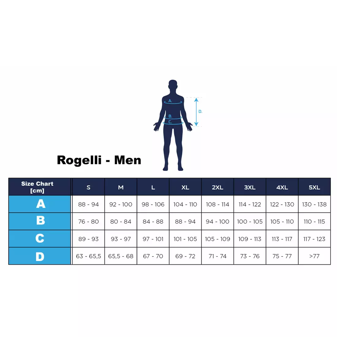 ROGELLI ISPIRATO 2.0 férfi fekete és kék kerékpáros nadrág