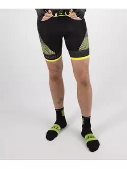 ROGELLI RITMO férfi kerékpáros rövidnadrág fekete és fluor 001.263