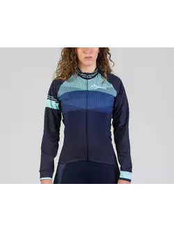 ROGELLI STELLE női kék kerékpáros pulóver