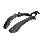 SIMPLA kerékpár sárvédő készlet 24&quot;-28&quot; HAMMER 3 SDE fekete és sárga
