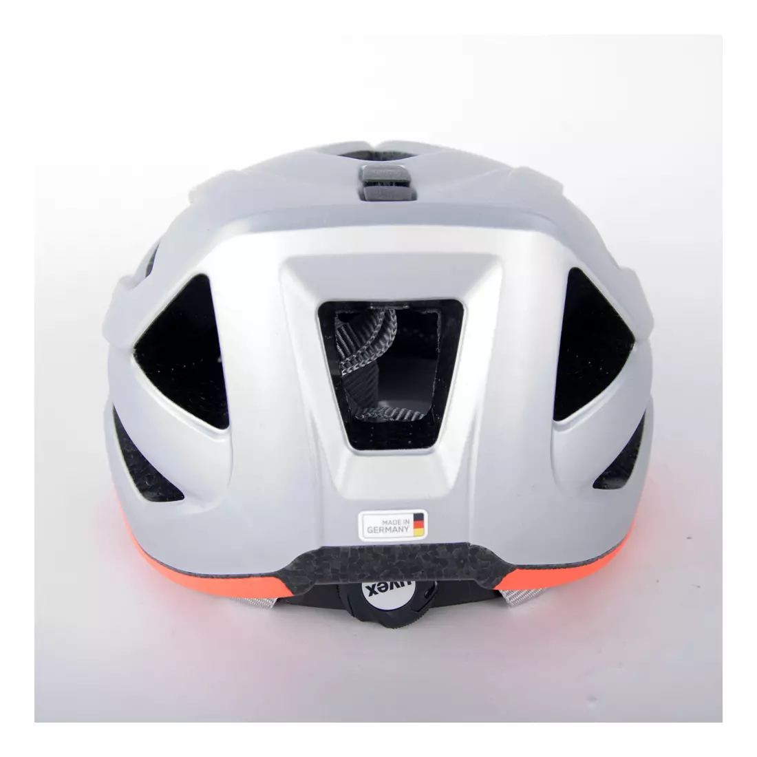 UVEX Active CC kerékpáros sisak, ezüst-narancssárga matt