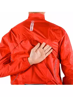 DEKO J1 esőálló, piros kerékpáros kabát