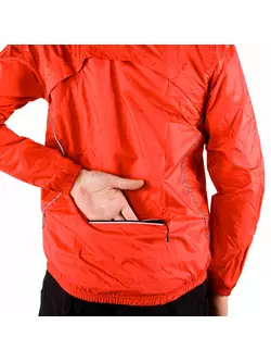 DEKO J1 esőálló, piros kerékpáros kabát