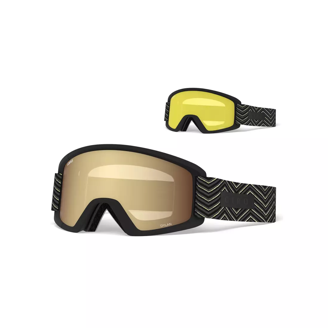 GIRO DYLAN BLACK ZAG GR-7105440 sí/snowboard szemüveg