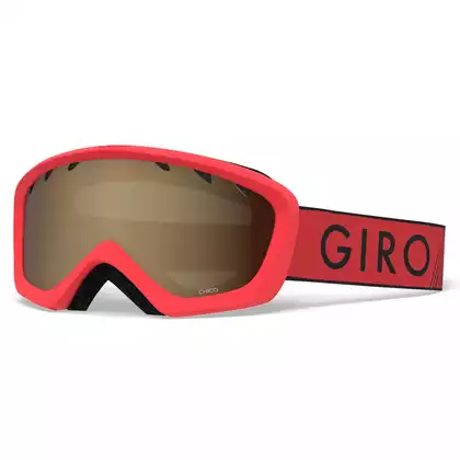 Juniorskie gogle narciarskie / snowboardowe CHICO RED BLACK ZOOM GR-7083076