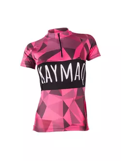 KAYMAQ RPS női kerékpáros mez, rózsaszín