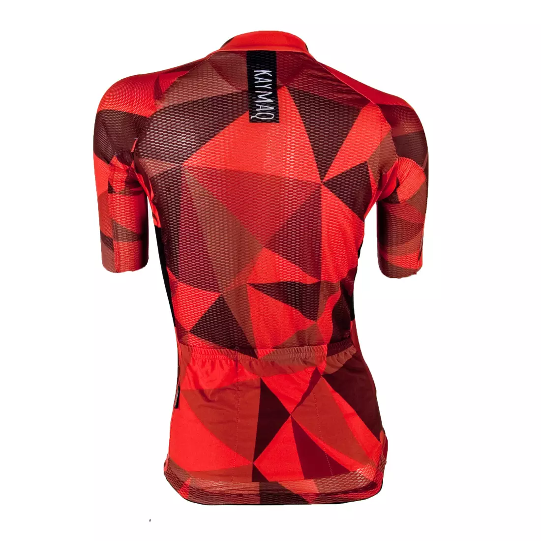 KAYMAQ RPS tricou roșu de ciclism pentru femei