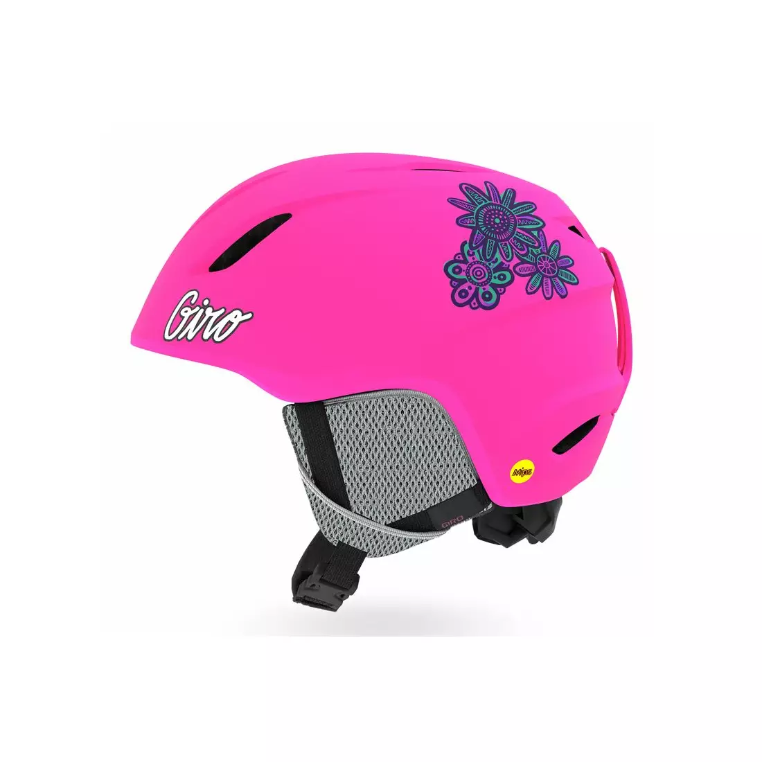 Téli sí- / snowboard sisak GIRO LAUNCH matte bright pink