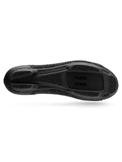GIRO Férfi kerékpáros cipő REPUBLIC R KNIT fekete szénborjú