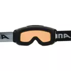 Sí / snowboard szemüveg ALPINA JUNIOR PINEY BLACK A7268431