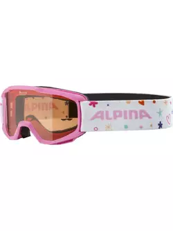 Sí / snowboard szemüveg ALPINA JUNIOR PINEY ROSE-ROSE A7268458