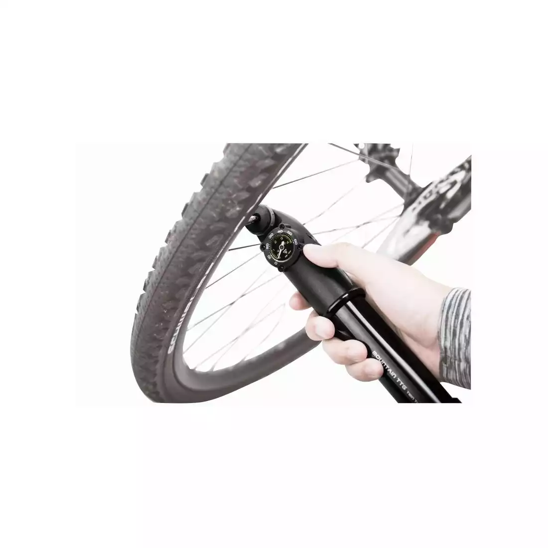 TOPEAK TT G TWIN TURBO kerékpáros szivattyú nyomásmérővel