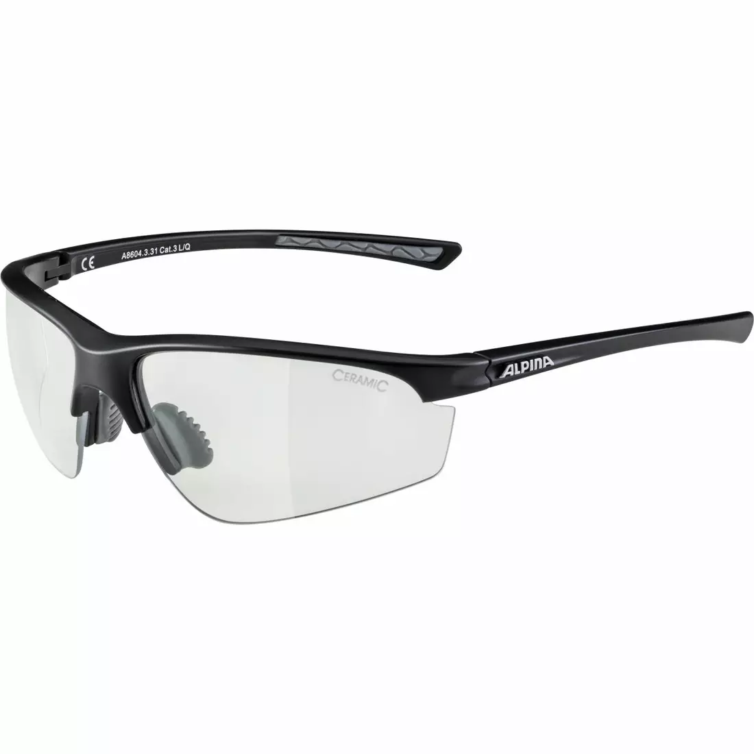ALPINA sportszemüveg 3 cserélhető lencse TRI-EFFECT 2.0 BLACK MATT BLK MIRR S3/CLEAR S0/ORANGE MIRR S2 A8604331