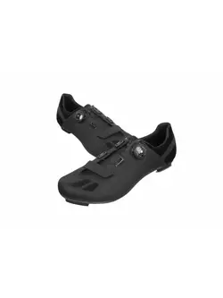 FLR F-11 férfi országúti kerékpáros cipő, fekete