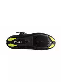 FLR F-15 országúti kerékpáros cipő fekete-fluoro
