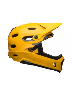 BELL SUPER DH MIPS SPHERICAL teljes arcú kerékpáros sisak, matte gloss yellow black