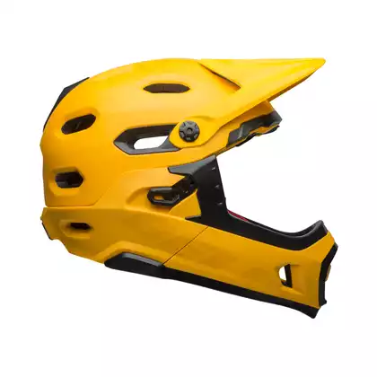 BELL SUPER DH MIPS SPHERICAL teljes arcú kerékpáros sisak, matte gloss yellow black