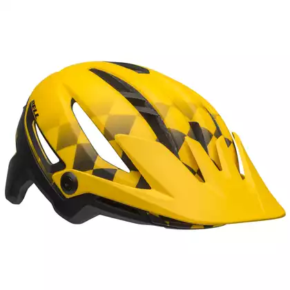 Kask mtb BELL SIXER INTEGRATED MIPS finishline matte yellow black roz. L (58-62 cm)