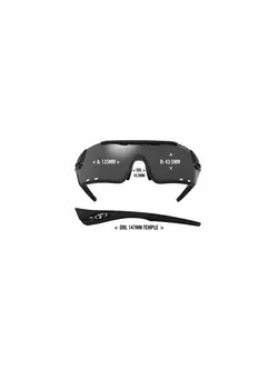 Sportszemüveg cserélhető lencsékkel TIFOSI DAVOS white black TFI-1460104801