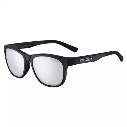 TIFOSI okulary sportowe swank satin black (Smoke Bright Blue) TFI-1500400181