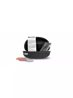TIFOSI sport szemüveg cserélhető lencsével crit matte black (Smoke, AC Red, Clear) TFI-1340100101